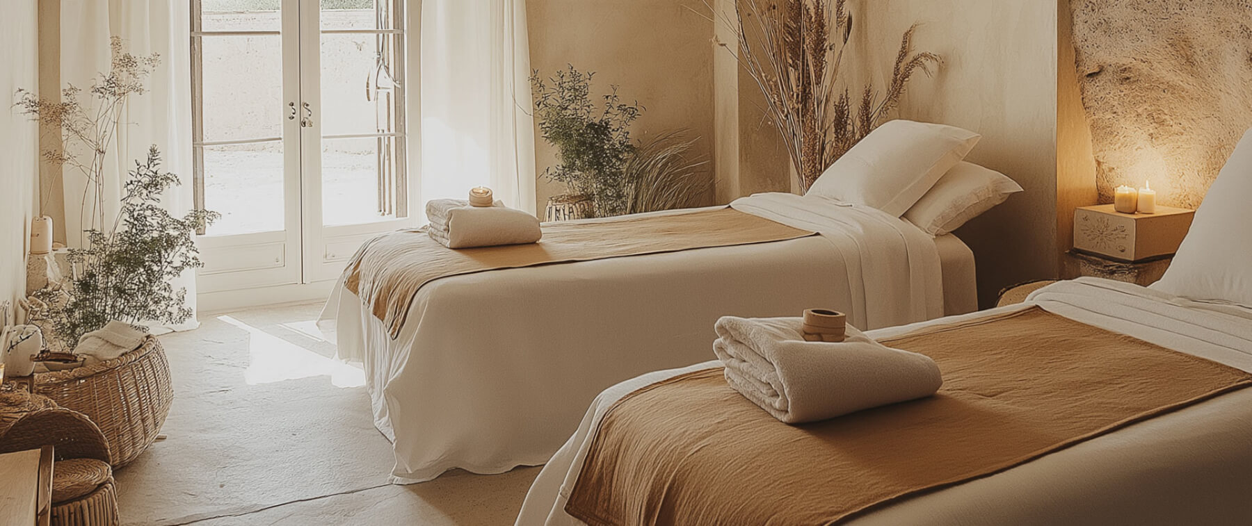 salon de massage simples et sens